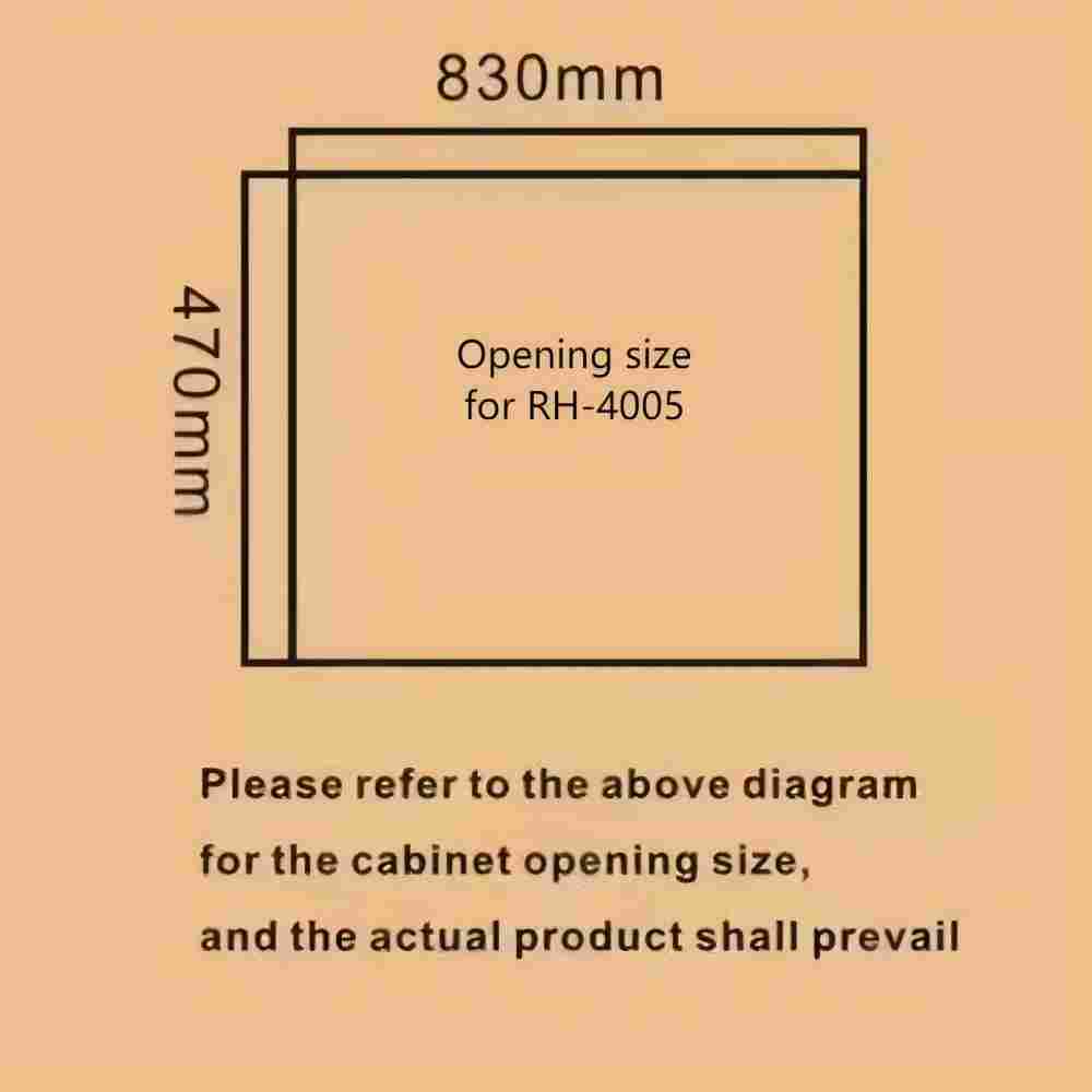 Built-in 5-Burner LPG Gas Cooker RH-4005 – Glass Top, High Efficiency