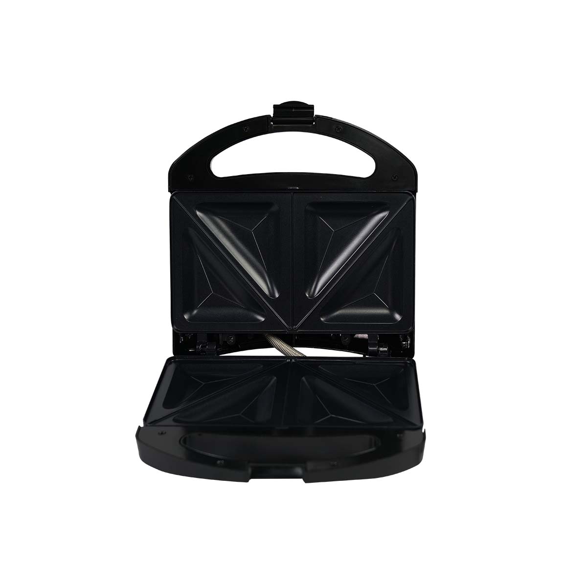 Condere 2-Slice Sandwich Maker ZS-2431 – Breakfast Sandwich Maker with Teflon Coating, Grilled Cheese Toaster, Compact Sandwich Toaster, and Thermostatic Control