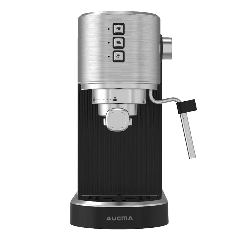 Coffee Maker XF-CM003 – 20-Bar Professional Espresso Coffee Maker, Milk Frother, Stainless Steel Coffee Machine, LED Light, Small Espresso Machines for Home, Cafetera Espresso