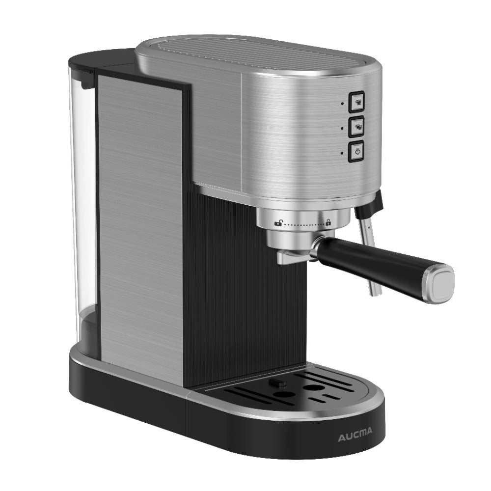 Coffee Maker XF-CM003 – 20-Bar Professional Espresso Coffee Maker, Milk Frother, Stainless Steel Coffee Machine, LED Light, Small Espresso Machines for Home, Cafetera Espresso