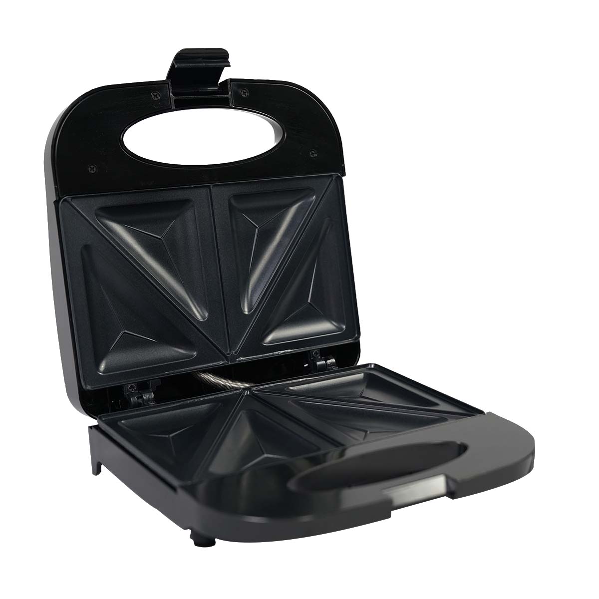 Condere 2-Slice Sandwich Maker ZS-2430 – Breakfast Sandwich Maker with Teflon Coating, Grilled Cheese Toaster, Compact Sandwich Toaster, and Thermostatic Control