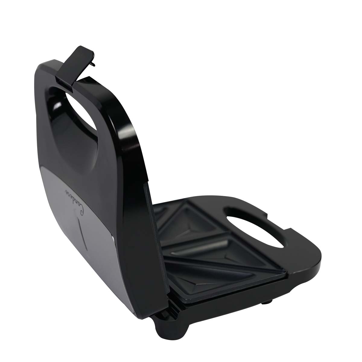 Condere 2-Slice Sandwich Maker ZS-2430 – Breakfast Sandwich Maker with Teflon Coating, Grilled Cheese Toaster, Compact Sandwich Toaster, and Thermostatic Control