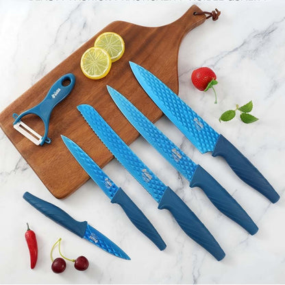 Condere Home 6-Piece Knife Set with Ceramic Peeler – Professional Kitchen Knife Set for Home & Culinary Use