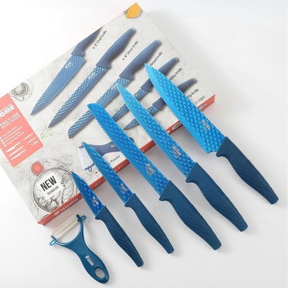 Condere Home 6-Piece Knife Set with Ceramic Peeler – Professional Kitchen Knife Set for Home & Culinary Use