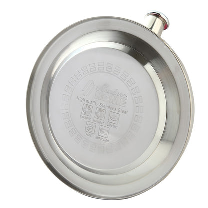 Green Stainless Steel Tea Kettle 3.5L for Stovetop, Durable Water Kettle with Zinc Alloy & Nylon Handle, Stovetop Kettle for Tea Pot and Camping