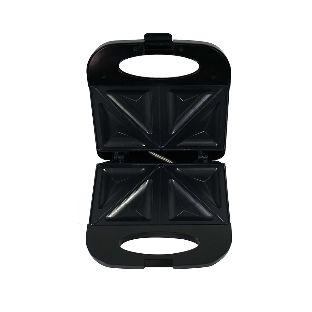 Condere 2-Slice Sandwich Maker ZS-2430 – Breakfast Sandwich Maker with Teflon Coating, Grilled Cheese Toaster, Compact Sandwich Toaster, and Thermostatic Control