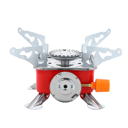 Portable Gas Stove BDZ-001, Compact Butane Camping Stove for Outdoor Cooking, 2.9KW Heat Output, Lightweight Mini Gas Burner for Backpacking and Camping
