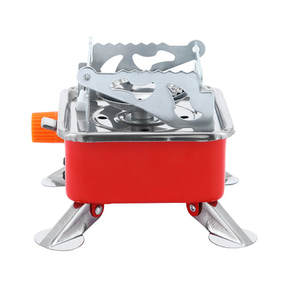 Portable Gas Stove BDZ-001, Compact Butane Camping Stove for Outdoor Cooking, 2.9KW Heat Output, Lightweight Mini Gas Burner for Backpacking and Camping