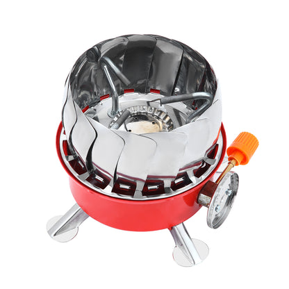 Portable Gas StoveBDZ-002, Compact 2.9KW Butane Camping Stove for Outdoor Cooking, Lightweight Mini Gas Burner for Backpacking and Camping