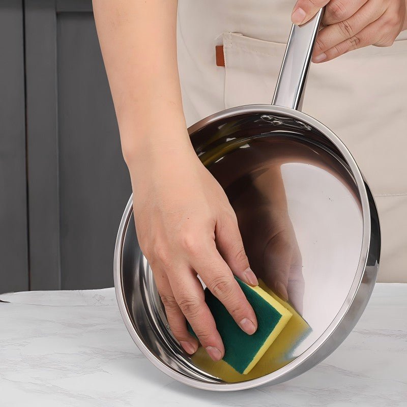 Condere Home CDH-001 15-Piece Stainless Steel Cookware Set with Free Instant Yeast – Includes Saucepan, Frypan, Casseroles, Ladle, Spatula & Spoon For Gas, Induction & Electric Stoves