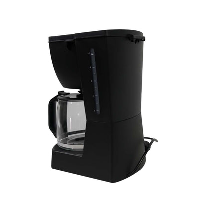 CONDERE Coffee Maker - CM6687-12 Cups, 1.2L Coffee Pot with Anti-Drip Function, Warming Plate, Permanent Filter, Easy-to-Clean Small Coffee Maker Machine