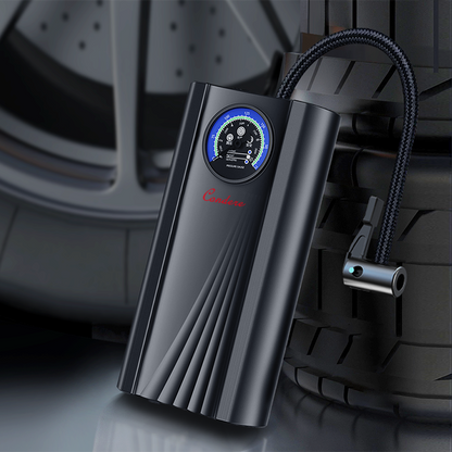 Condere Inflating Pump CQB-002 – Portable Air Compressor for Car Tires, Tire Inflator with Pressure Gauge