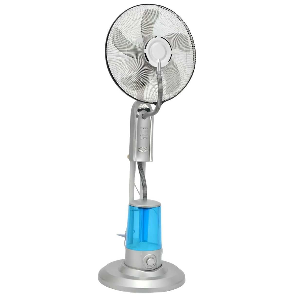 16" Condere Stand Mist Fan with Remote Control FS45-P18 - Oscillating Misting Fan with 3 Speeds and 3.2L Water Tank