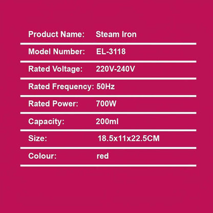 Condere Handheld Garment Steamer for Clothes – Travel Steamer for Clothes Portable Mini, 700W Hand Held Clothing Steamer with Brush, Clothes Steamer Handheld for Home & Travel Use