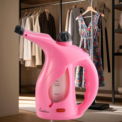 Condere Handheld Garment Steamer for Clothes – Travel Steamer for Clothes Portable Mini, 700W Hand Held Clothing Steamer with Brush, Clothes Steamer Handheld for Home & Travel Use