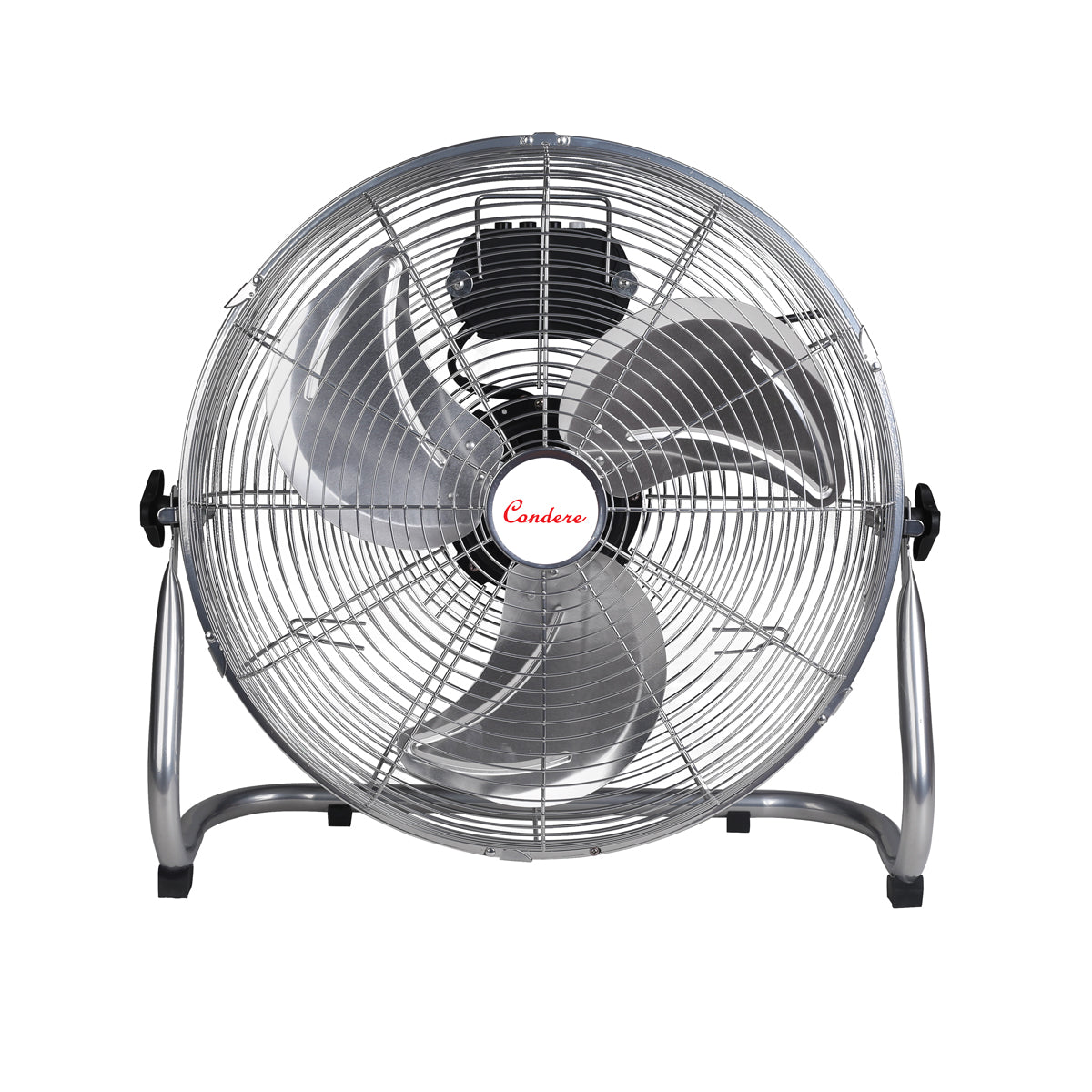 Condere FS40-F18 18" Metal Floor Fan – Standing Oscillating Pedestal Fan for Bedroom & Home