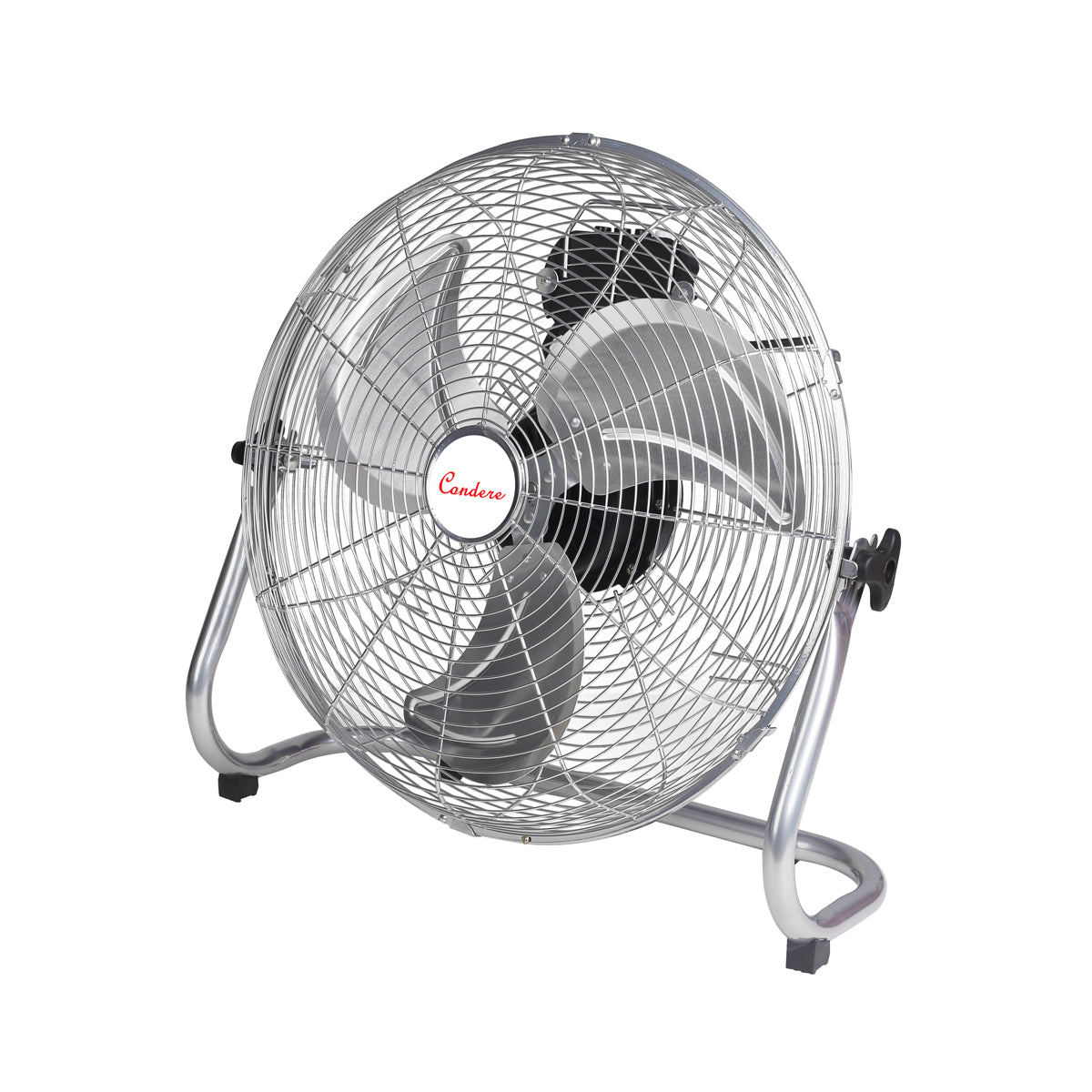 Condere FS40-F18 18" Metal Floor Fan – Standing Oscillating Pedestal Fan for Bedroom & Home