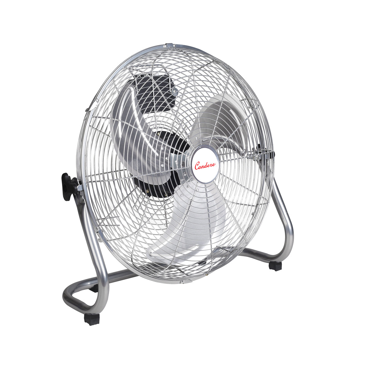 Condere FS40-F18 18" Metal Floor Fan – Standing Oscillating Pedestal Fan for Bedroom & Home