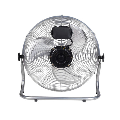 Condere FS40-F18 18" Metal Floor Fan – Standing Oscillating Pedestal Fan for Bedroom & Home