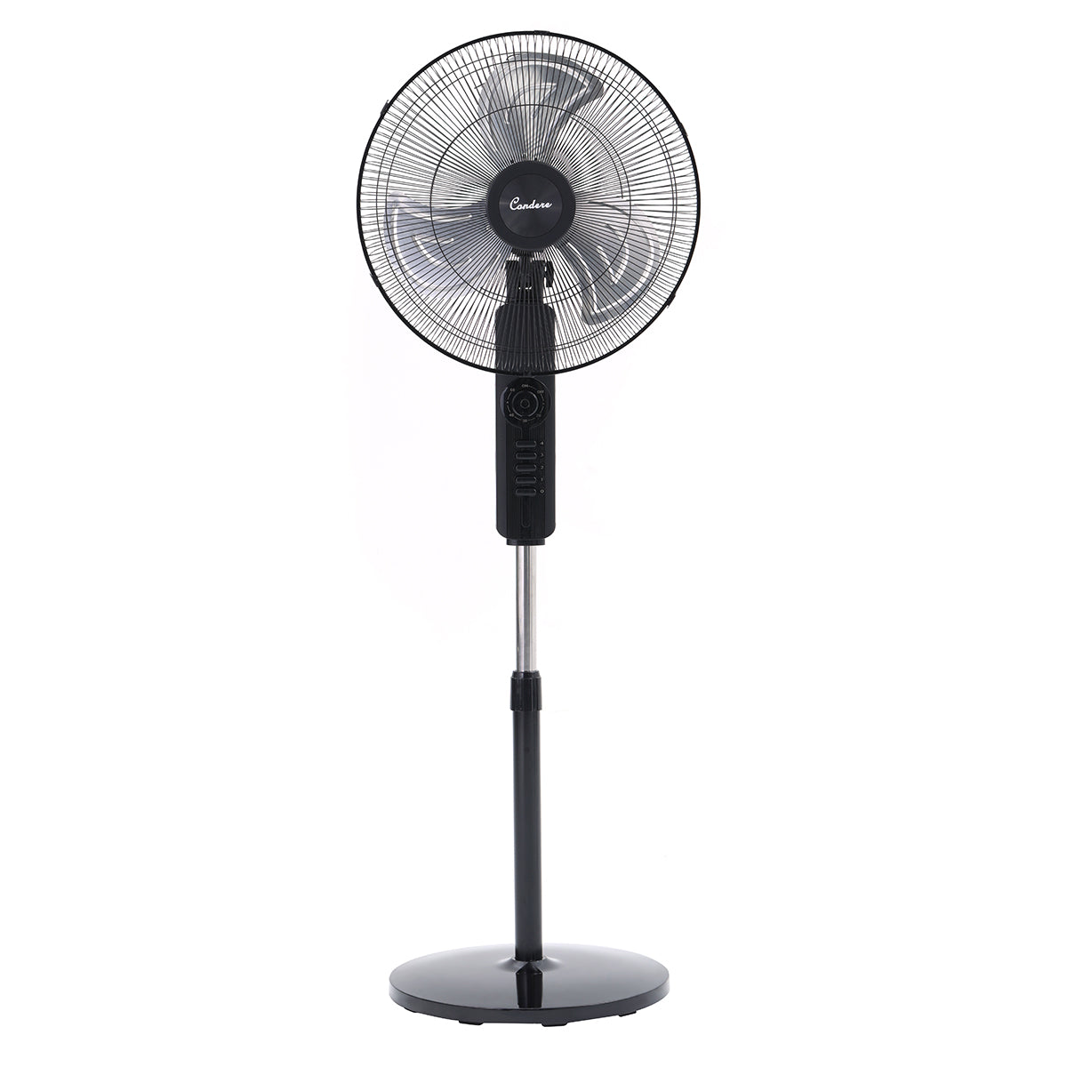 Condere 18" Floor Fan FS45-Z18 – Quiet Standing Oscillating Pedestal Fan for Bedroom, Tall Stand Up Fan with 4 Speed Levels, Timer, and Aluminum Blades
