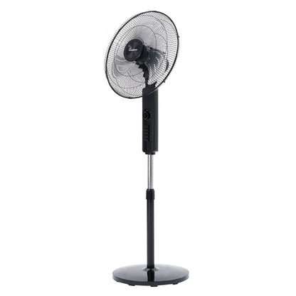 Condere 18" Floor Fan FS45-Z18 – Quiet Standing Oscillating Pedestal Fan for Bedroom, Tall Stand Up Fan with 4 Speed Levels, Timer, and Aluminum Blades