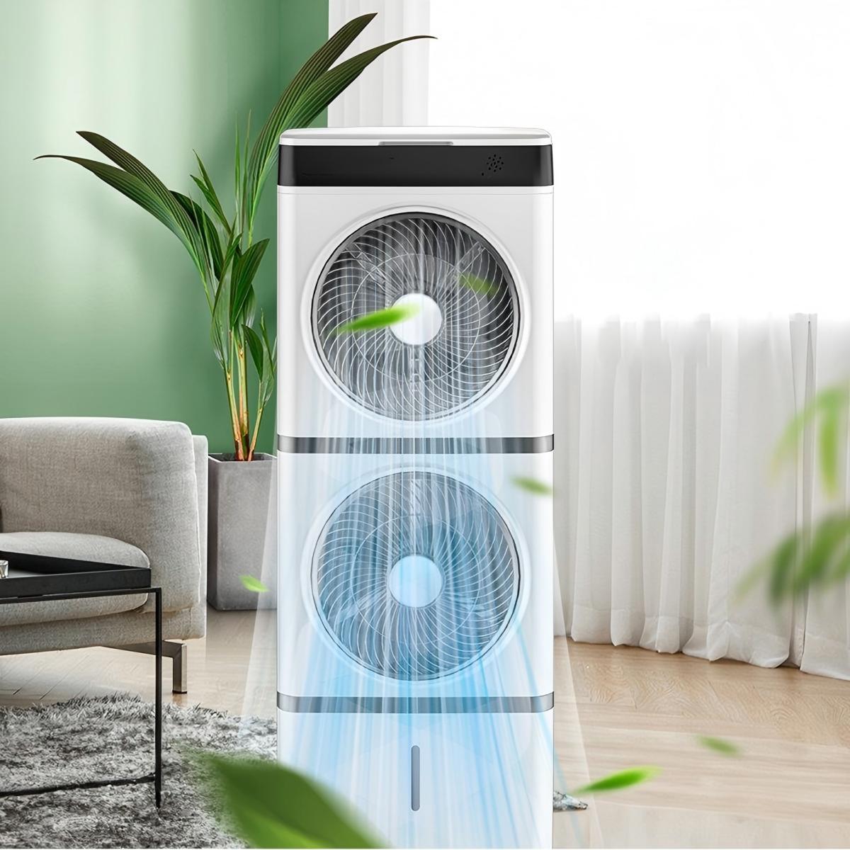 Water-Cooled Air Cooler GZ20-31A – Remote Controlled Portable Cooling Fan with 14L Tank & Dual Air Outlet