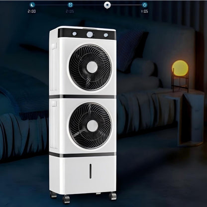 Water-Cooled Air Cooler GZ20-31B – Portable Cooling Fan with 14L Tank & Dual Air Outlet