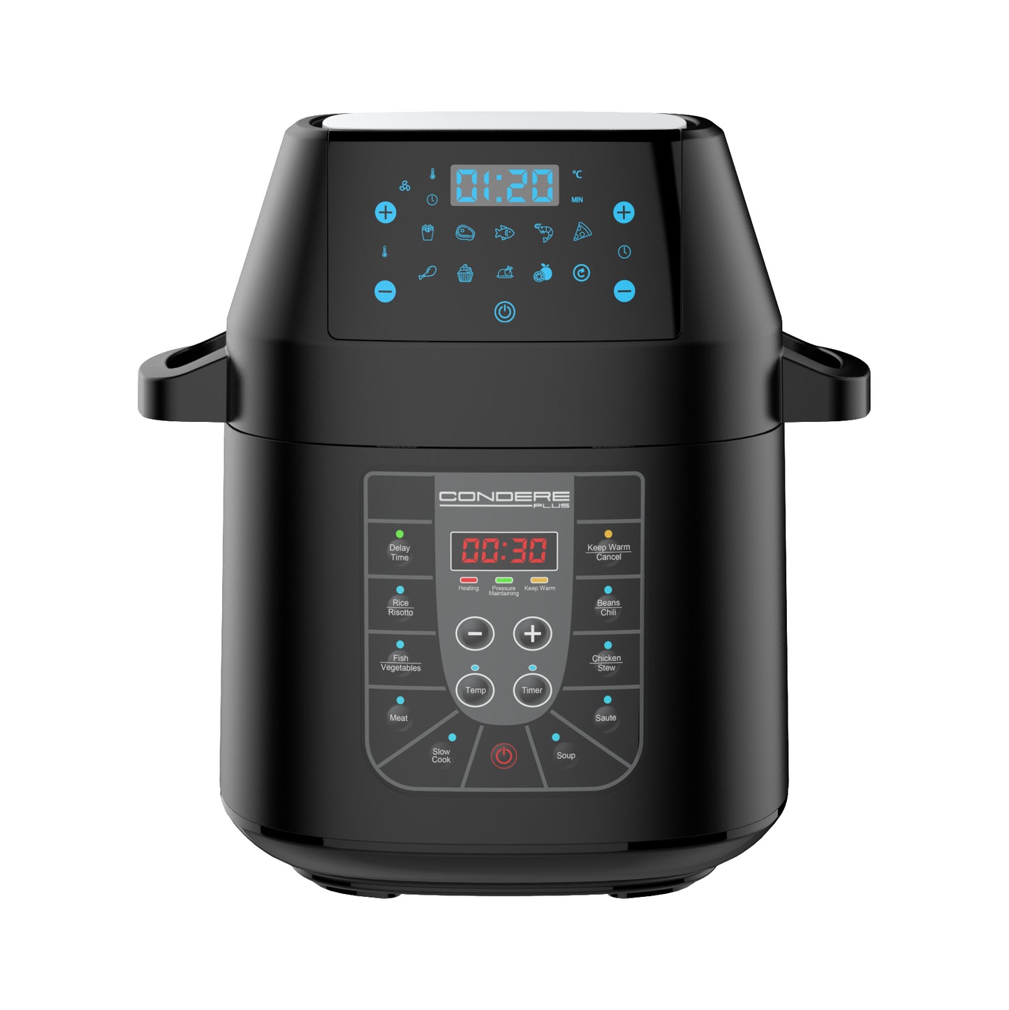 CONDERE PLUS HD60-2006 Multifunction Smart Electric Pressure Cooker & Air Fryer 2-in-1, 6L, 1530W/1000W