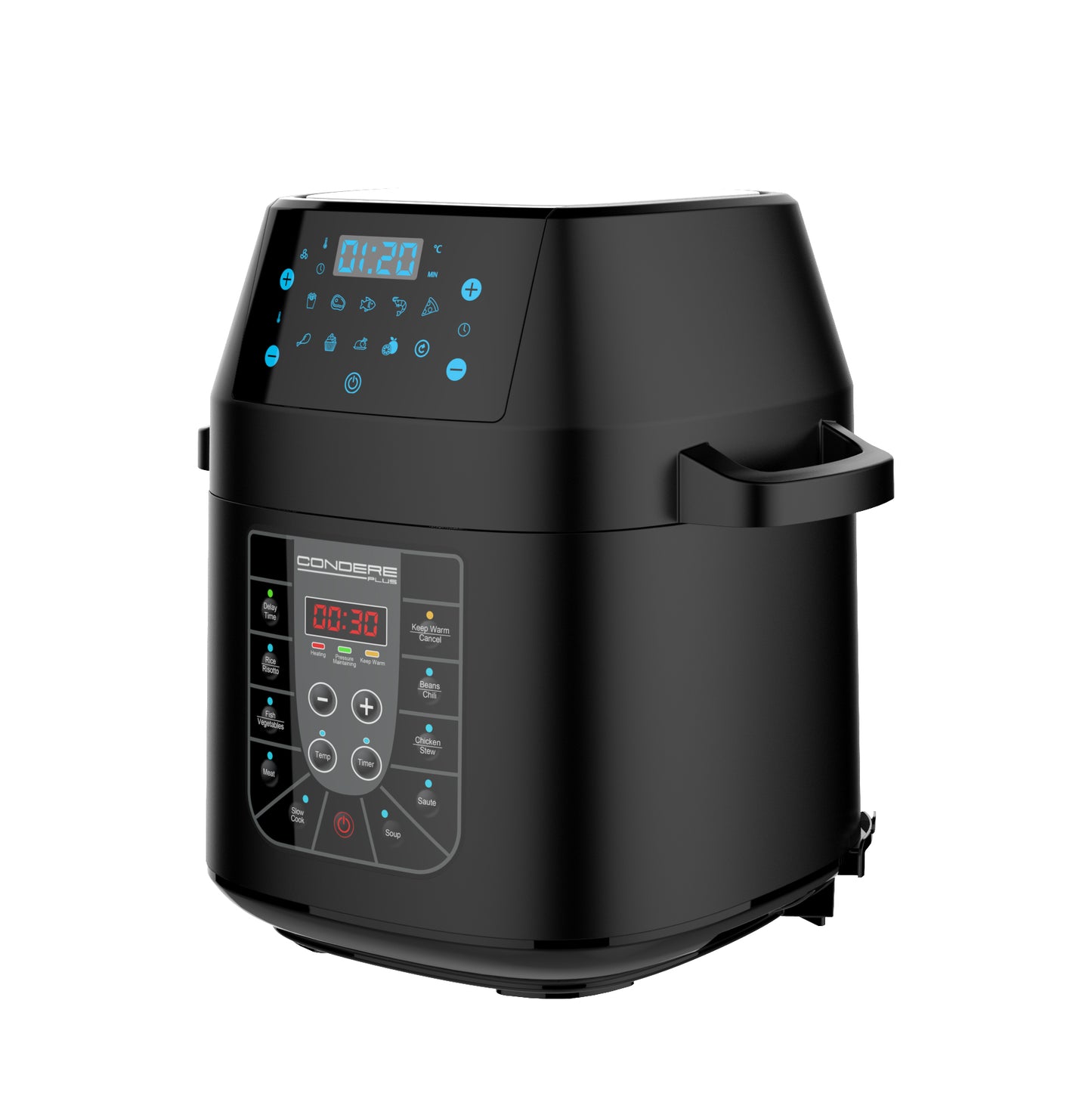 CONDERE PLUS HD60-2006 Multifunction Smart Electric Pressure Cooker & Air Fryer 2-in-1, 6L, 1530W/1000W