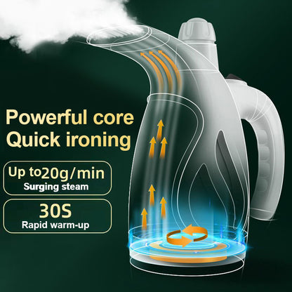 CONDERE Handheld Clothes Steamer Portable Travel Steamer for Clothes, Mini Hand Steamer, Clothing Steamer for Wrinkle Removal, Hand-Held Fabric Steamer for Home & Travel Use (EL-3116)