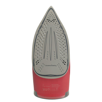 Steam Iron for Clothes 2200W, Ceramic Non-Stick Plate, Thermostatically Controlled with Self-Clean Function, Compact and Portable Clothes Iron for travel