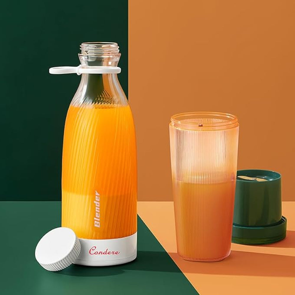 CONDERE Juice Blender Cup 500ML Y-B002 – Rechargeable Wireless Bullet Blender for Kitchen
