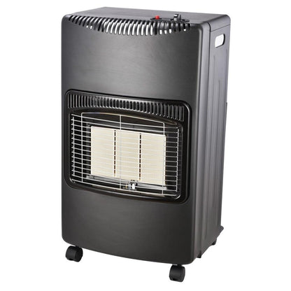 Indoor Foldable Gas Heater, 1.5kW-4.2kW Propane Heater with Piezo-Electric Ignition, ODS & Flame-Failure Protection, Portable and Safe for Indoor Use