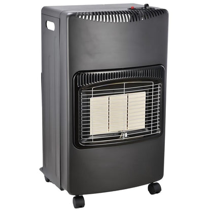 Indoor Foldable Gas Heater, 1.5kW-4.2kW Propane Heater with Piezo-Electric Ignition, ODS & Flame-Failure Protection, Portable and Safe for Indoor Use