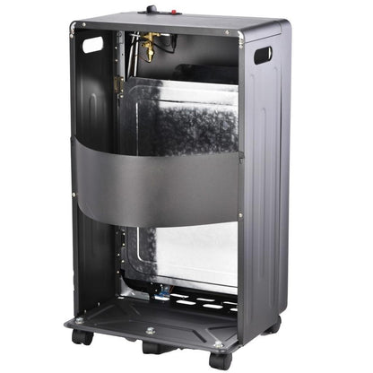 Indoor Foldable Gas Heater, 1.5kW-4.2kW Propane Heater with Piezo-Electric Ignition, ODS & Flame-Failure Protection, Portable and Safe for Indoor Use