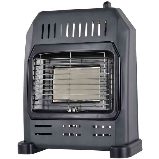 Small Gas Heater for Indoor Use, 1.2kW-1.5kW Propane Heater, Indoor Gas Heater with Flame-Failure Protection, Portable and Safe for Home Use