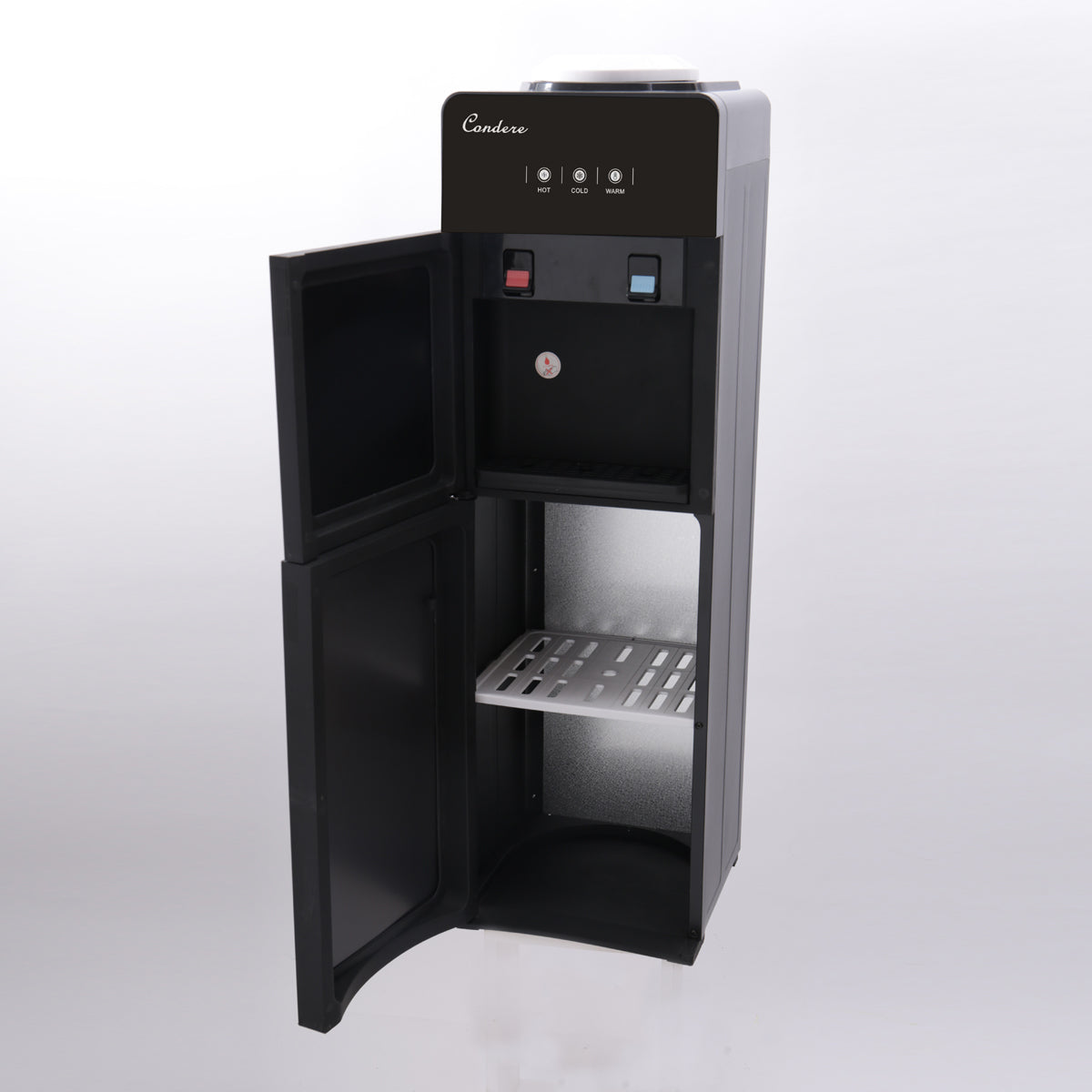 CONDERE Top-Loading Water Dispenser LX-8001 | Hot and Cold Water Cooler | Electronic Cooling & Heating | Built-in Storage | Detachable Water Box