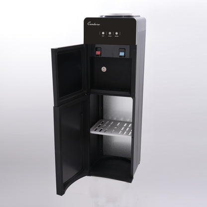 CONDERE Top-Loading Water Dispenser LX-8001 | Hot and Cold Water Cooler | Electronic Cooling & Heating | Built-in Storage | Detachable Water Box