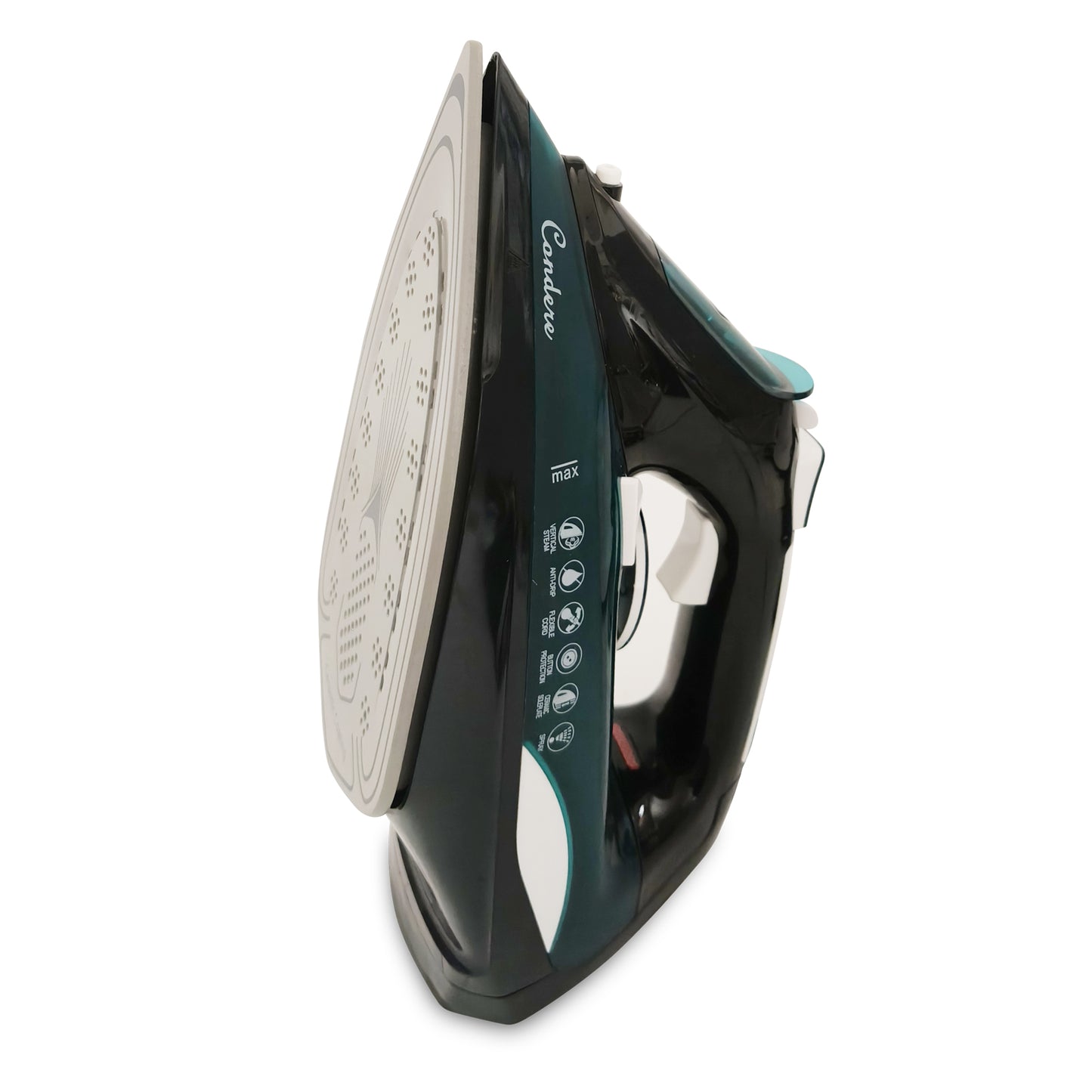 Steam Iron for Clothes 2200W, Ceramic Non-Stick Plate, Thermostatically Controlled with Self-Clean Function, Compact and Portable Clothes Iron for travel