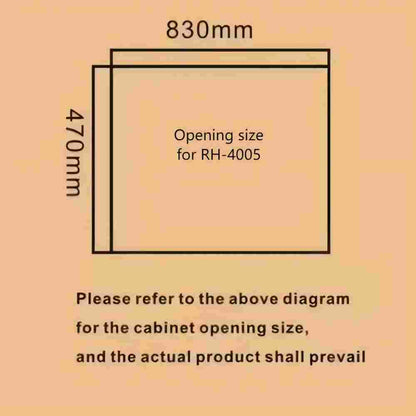 Built-in 5-Burner LPG Gas Cooker RH-4005 – Glass Top, High Efficiency