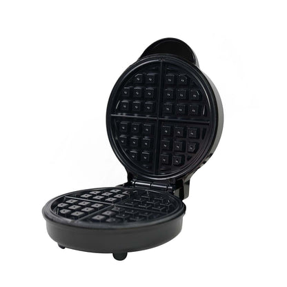 Condere Round Waffle Maker ZS-2433 – Mini Waffle Maker, Thin Waffle Maker, Cast Iron Waffle Iron, and Small Waffles Maker for Perfect Breakfast
