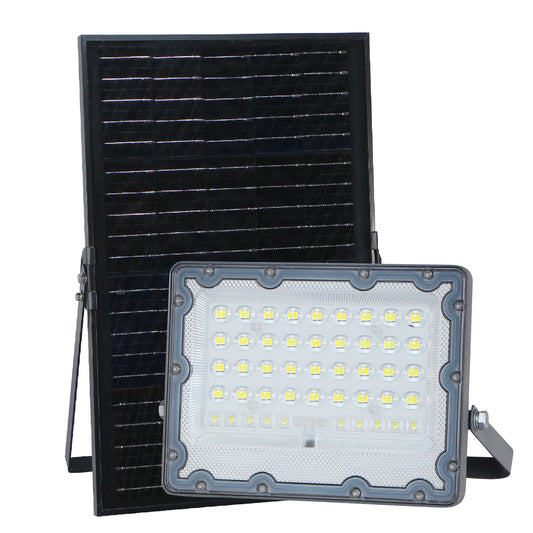Solar Flood Light SK-6018-50W Outdoor Solar Powered LED Light with Remote, 400-500lm Brightness, 10-12 Hours Lighting