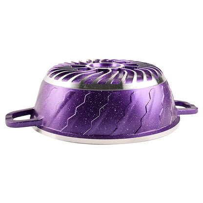 10pcs Lightning Cookware Pot Set SNCJ004 – Die-Cast Aluminum, Glass Lid