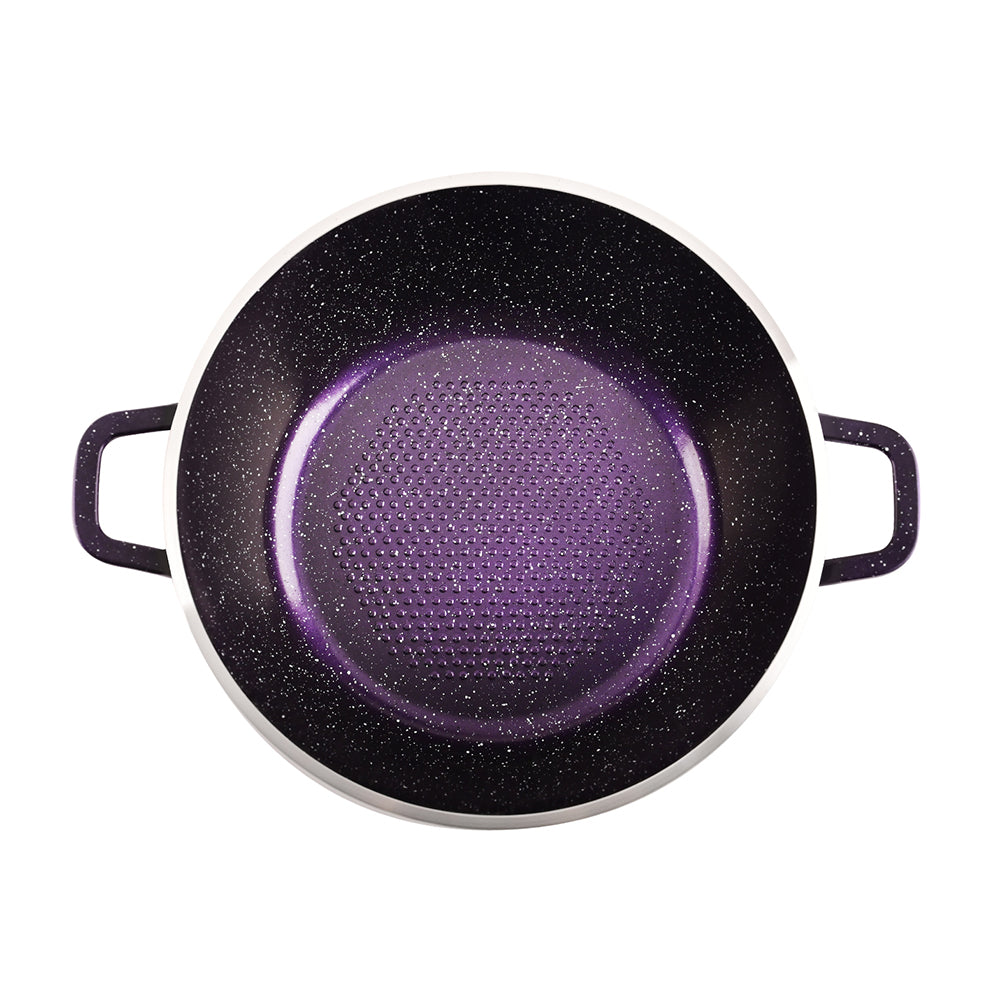 10pcs Lightning Cookware Pot Set SNCJ004 – Die-Cast Aluminum, Glass Lid