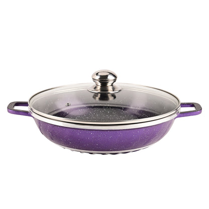 10pcs Lightning Cookware Pot Set SNCJ004 – Die-Cast Aluminum, Glass Lid