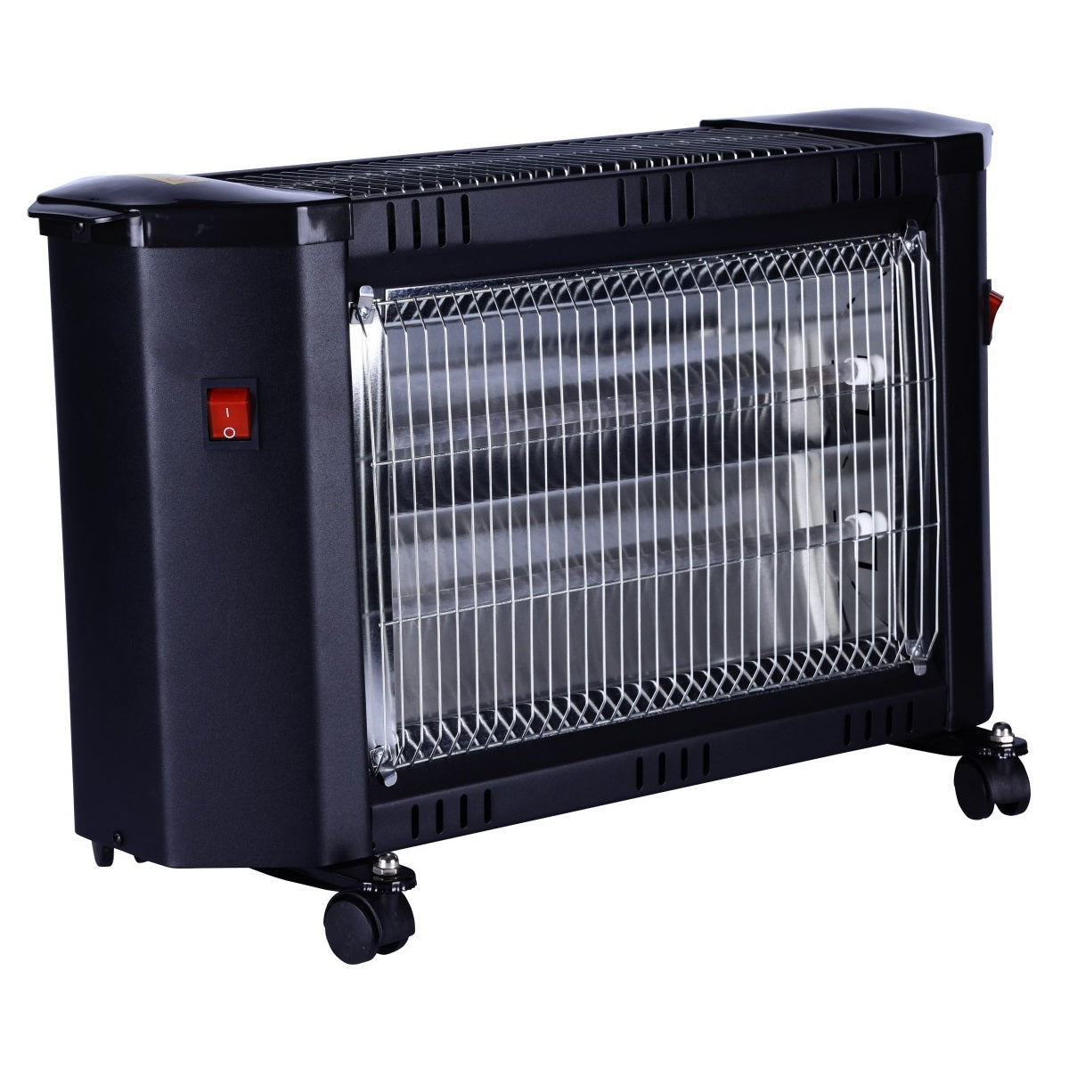 CONDERE Electric Space Heater ZR-2004 1200W Quartz Tube Room Heater, Portable Heater with 2 Sides Heating, 3 Heating Modes, Mini Heater for Indoor Use, Office & Bedroom