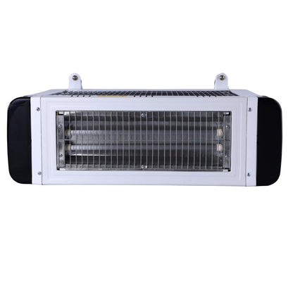 CONDERE Electric Heater ZR-2012, 2000W Quartz Tube Space Heater, 4 Settings, Portable Electric Heater for Indoor Use, Bedroom, Office with Castors