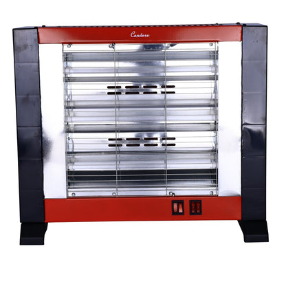 CONDERE Electric Heater ZR-2102, 1600W Quartz Tube Space Heater, Portable Heater for Indoor Use, Room, Bedroom, Office