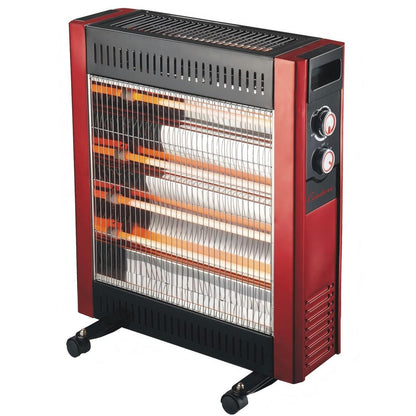 CONDERE Electric Heater ZR-2202, 5 Quartz Tube Space Heater, Portable Electric Heater for Indoor Use, Room, Bedroom, Office