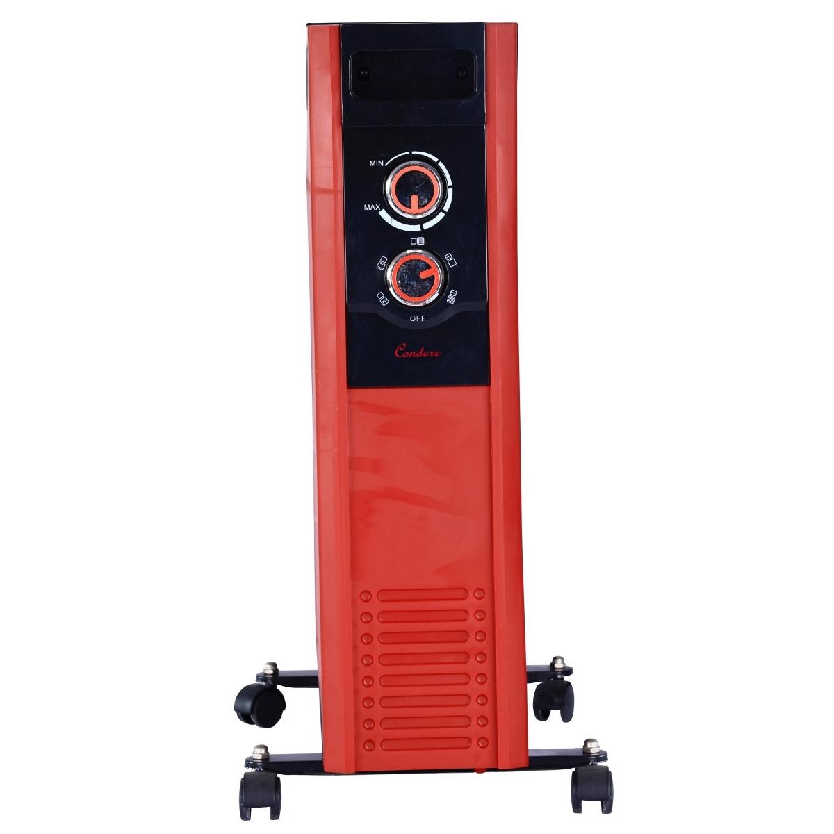 CONDERE Electric Heater ZR-2202, 5 Quartz Tube Space Heater, Portable Electric Heater for Indoor Use, Room, Bedroom, Office